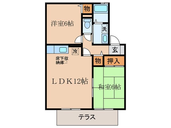 太陽ヶ丘の物件間取画像